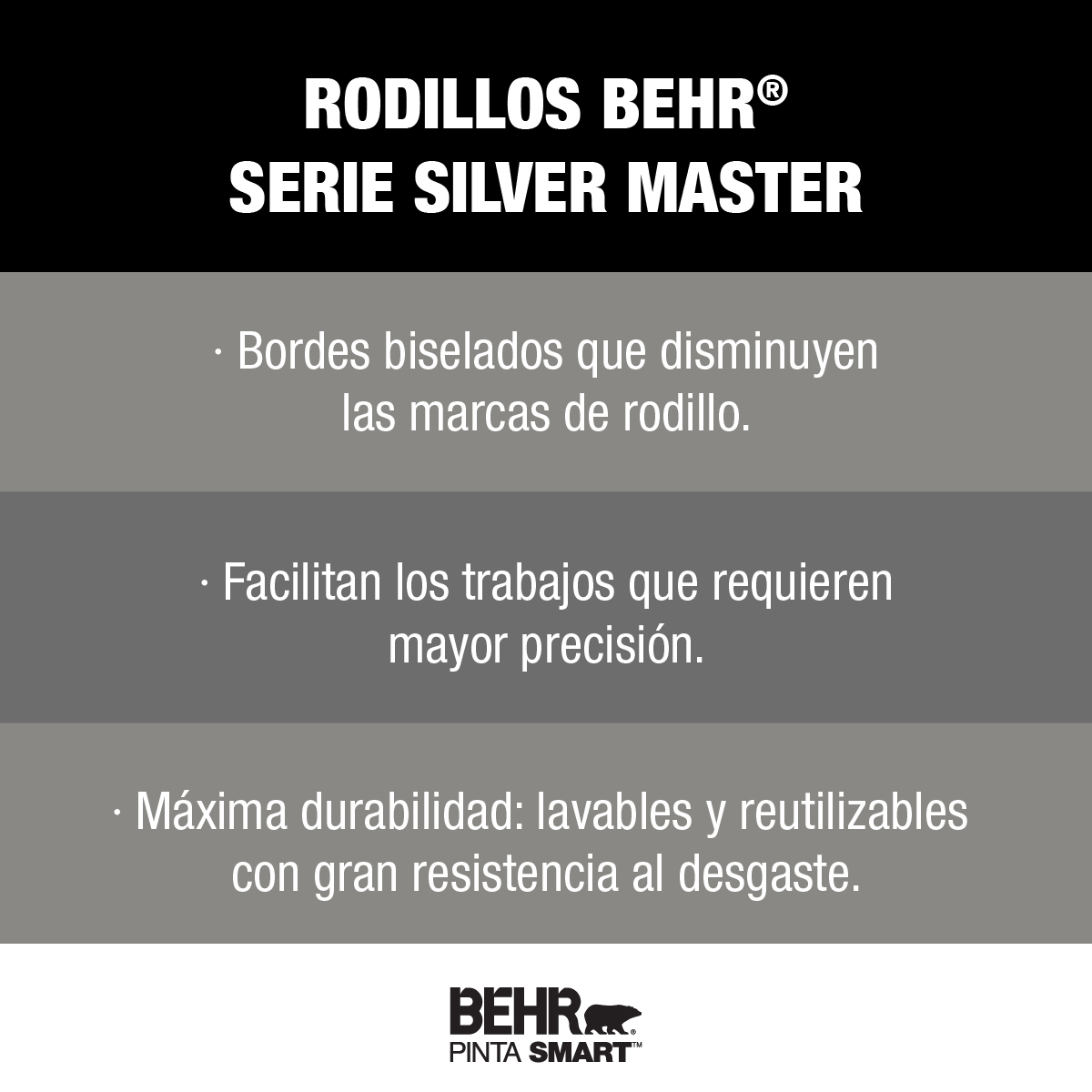Behr Rodillos Silver Master Home Depot México